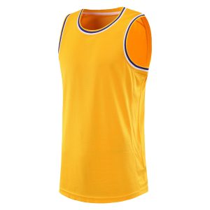 Home men's blank lakers practice basketball jersey wholesale