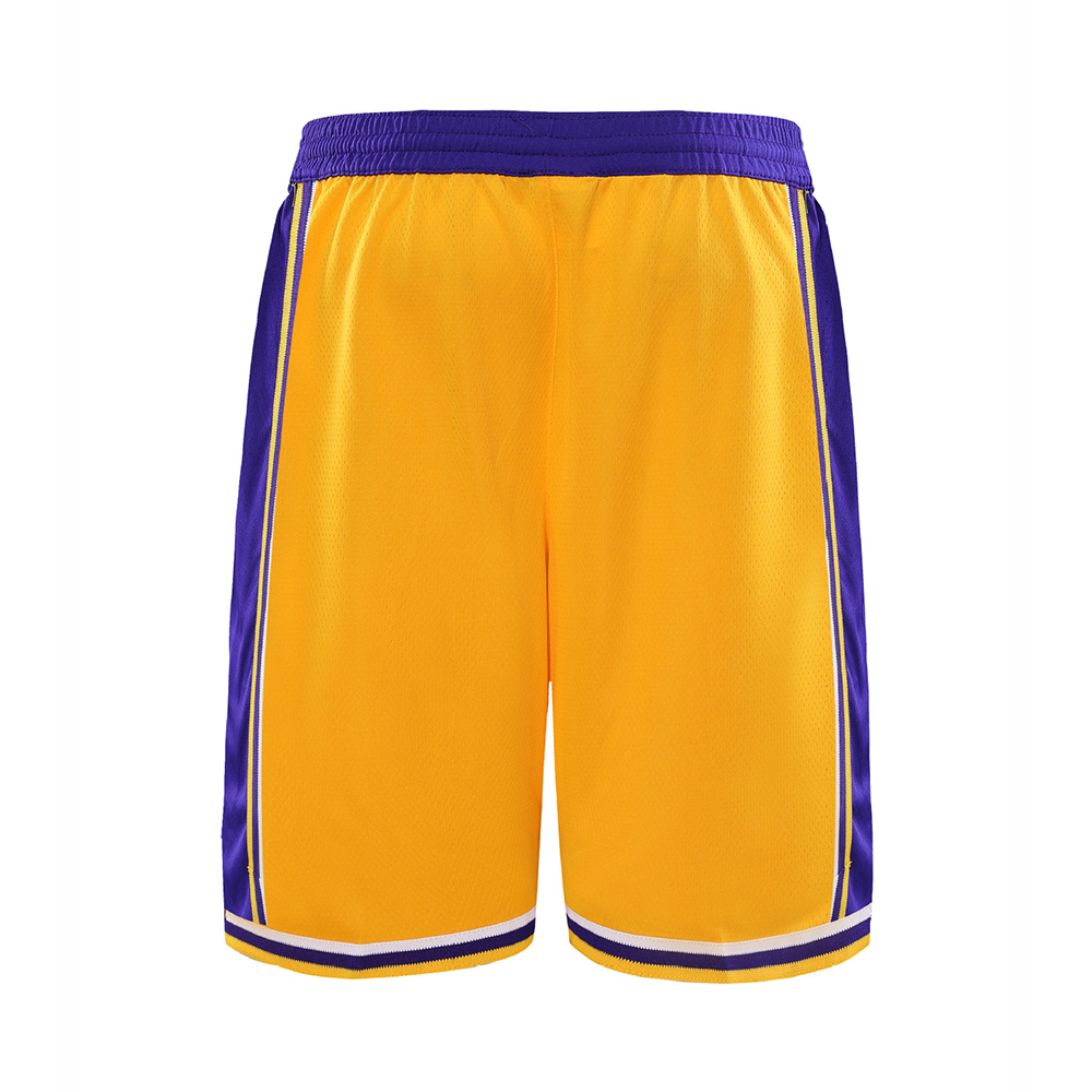blank lakers yellow basketball shorts for men & youth blank lakers yellow basketball shorts for men & youth