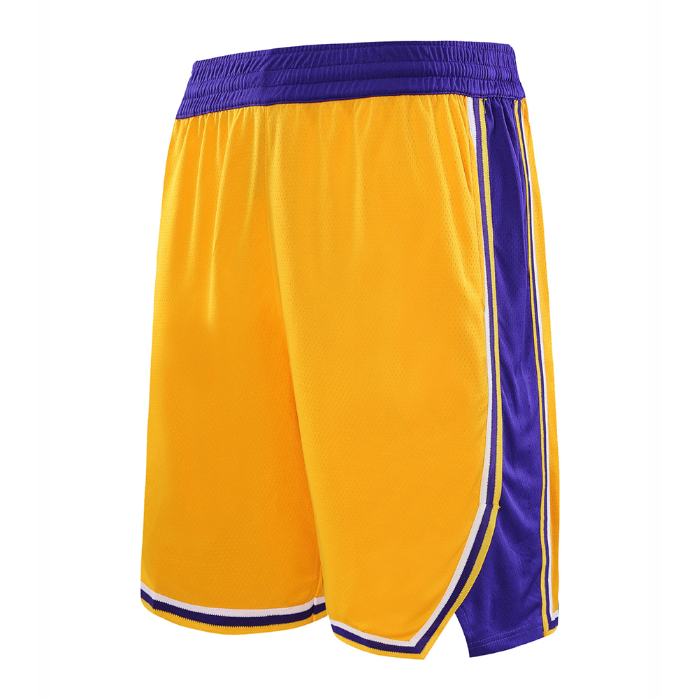 blank lakers yellow basketball shorts for men & youth blank lakers yellow basketball shorts for men & youth
