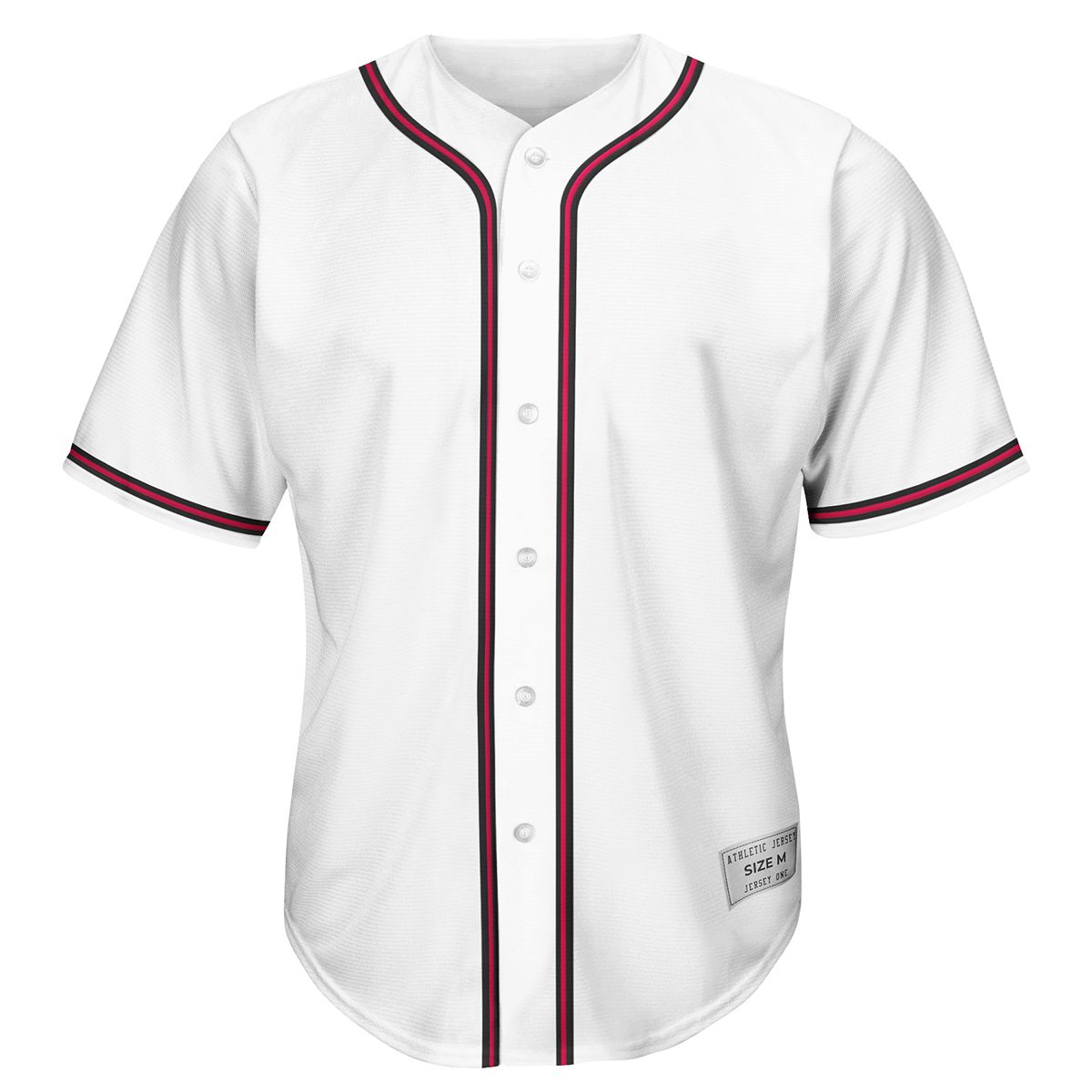 blank brave full button baseball jersey blank brave full button baseball jersey