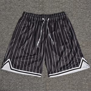 Home pinstripe basketball shorts